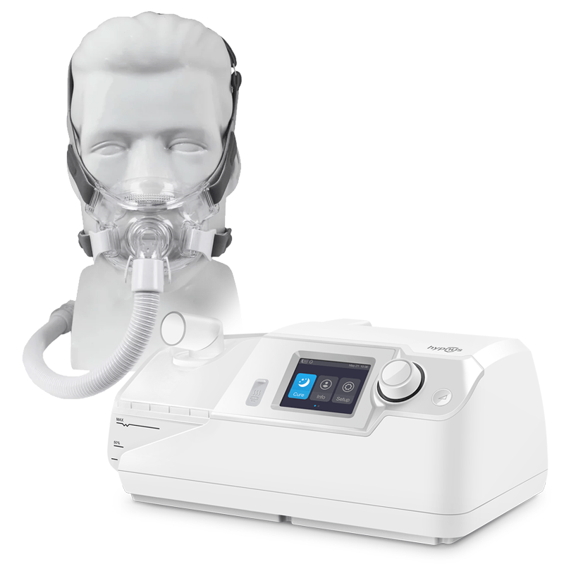 Kit CPAP Automático com Umidificador S7 - Hypnus + Máscara Oronasal Amara View - Philips Respironics