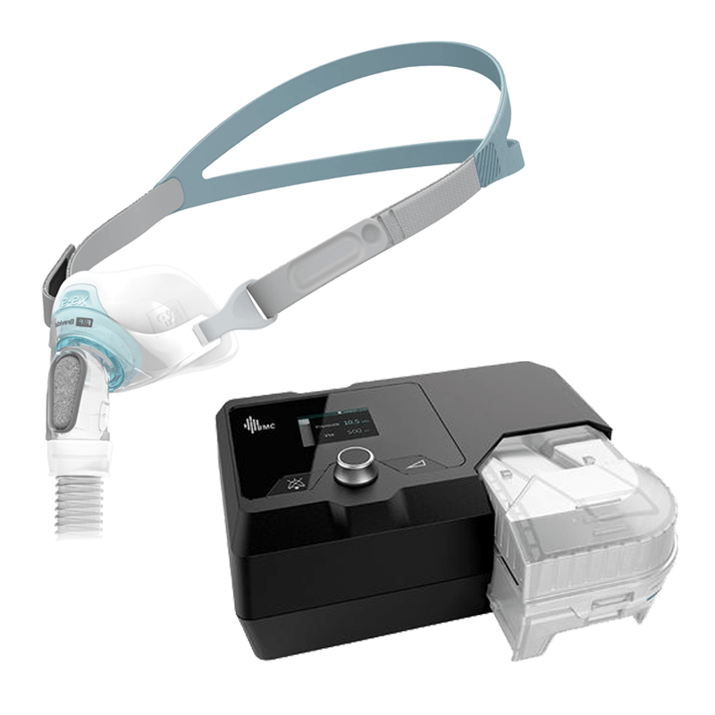 Kit CPAP Automático com Umidificador G2S - BMC + Máscara Nasal Brevida - Fisher & Paykel